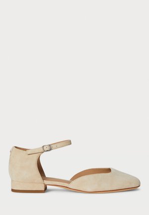 Lauren Ralph Lauren EMELLIE SUEDE MARY JANE - Ballet pumps - sand dune