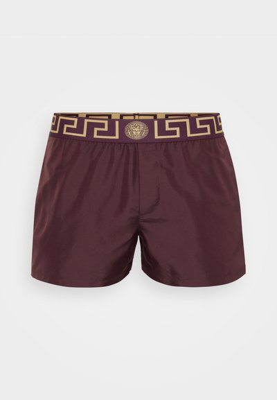 Versace SWIM BOXER NEW LOGO - Kopalne hlače - dark aubergine/gold