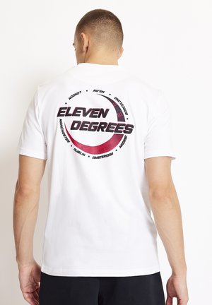 CITY CIRCLE GRAPHIC - Camiseta estampada - white pink