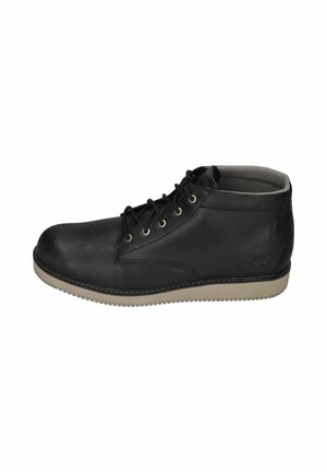 IN ÜBERGRÖSSE EDGE MID CHUKKA - Schnürstiefelette - black full grain