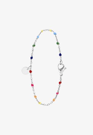Lucardi REGENBOOG EMAILLE - Bracelet - silver-coloured