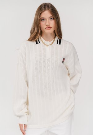 Karo Kauer Label, BEKLEIDUNG KNIT POLOSHIRT XT - Polo shirt - offwhite