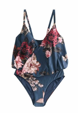 Baddräkt - navy floral