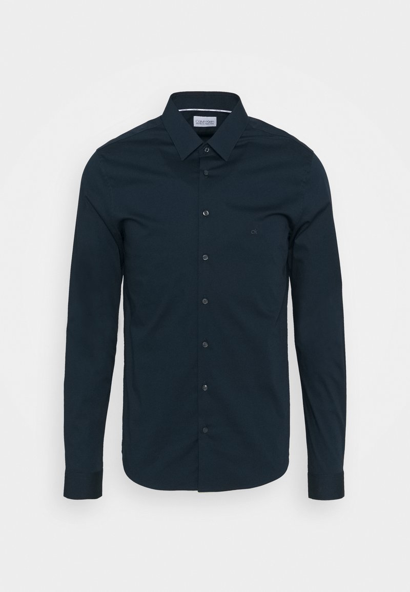 Calvin Klein Tailored LOGO STRETCH - Camisa formal - blue