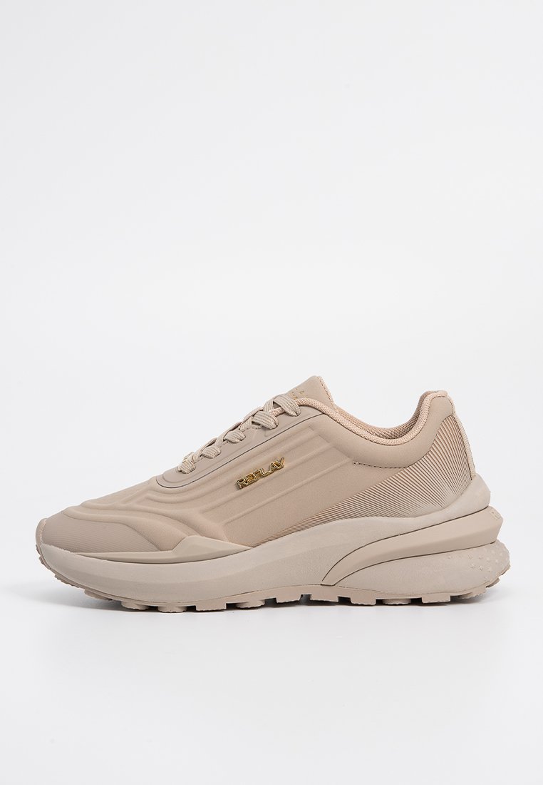 Replay Sneakers laag beige
