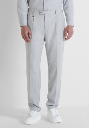 DUKE REGULAR STRAIGHT FIT - Stoffhose - mottled light grey
