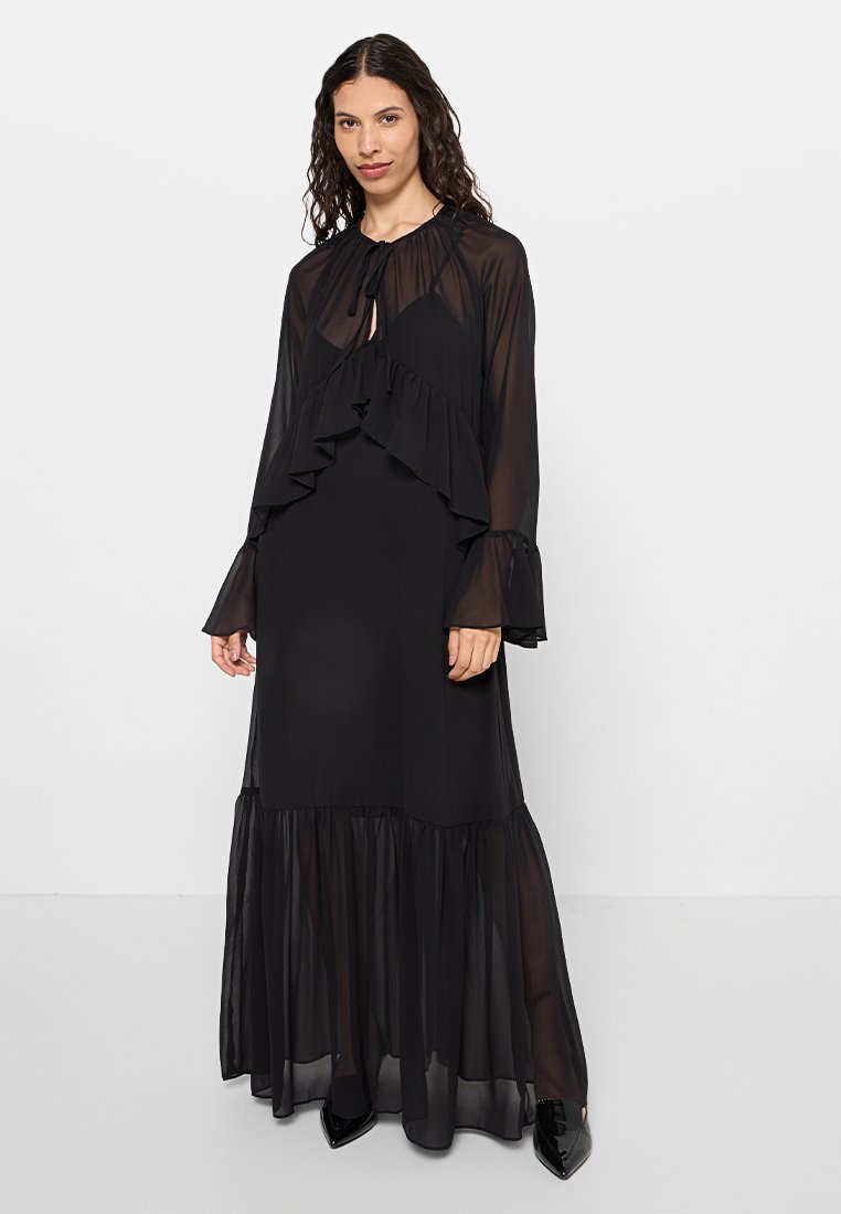 YAS Maxikleid schwarz