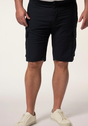 Men Plus, CARGO BERMUDA SHORTS, STOMACH FIT, RELAXED FIT, UP TO SIZE 72 - Shorts - navy blue