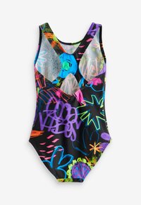 Next REGULAR FIT - Maillot de bain - black graffiti floral