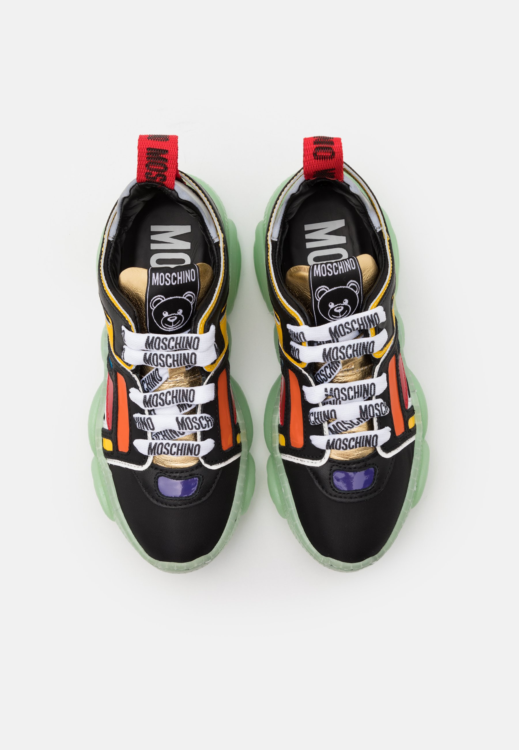 moschino multicolor sneakers
