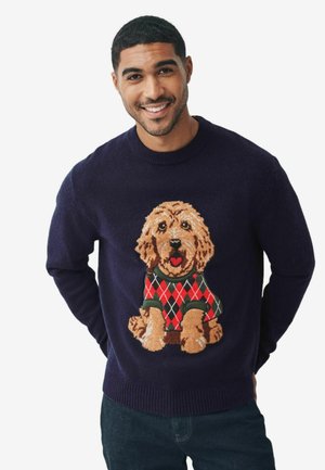 Jumper - navy blue