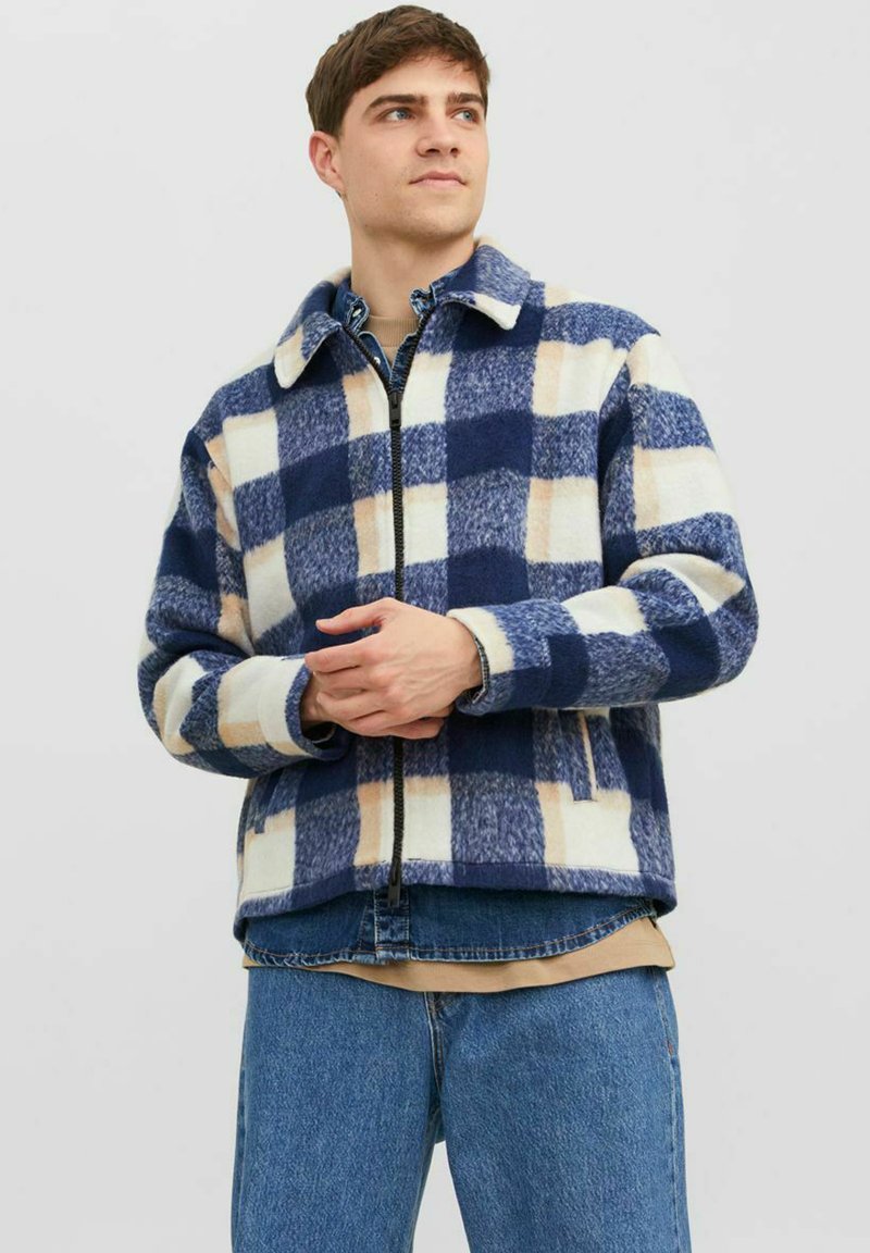 Jack & Jones JJEADAM DOVER JACKET - Übergangsjacke - navy blazer/dunkelblau