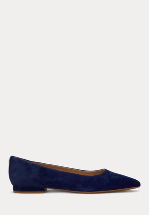Lauren Ralph Lauren LONDYN SUEDE BALLET FLAT - Balerinke - refined navy