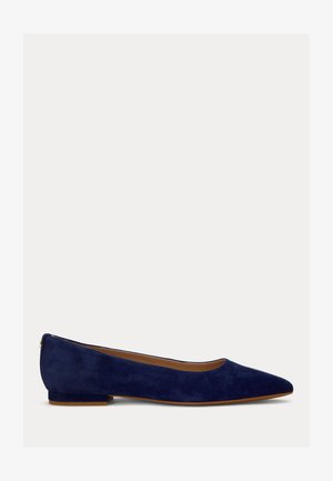 Lauren Ralph Lauren LONDYN SUEDE BALLET FLAT - Balerinke - refined navy
