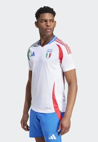 adidas Performance - ITALY FIGC AWAY AUTHENTIC - Fotbollströjor - white Miniatyrbild 1