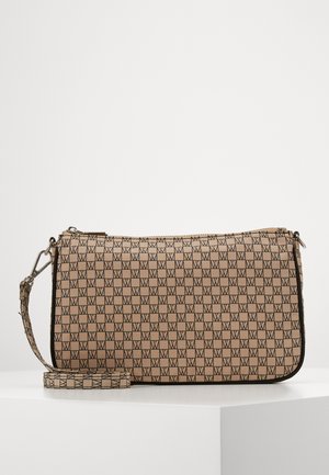 TRAVEL SHOULDER BAG - Taka s pnm popruhem - beige/black
