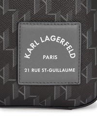 KARL LAGERFELD TOP HANDLE - Attachetasker - black gray