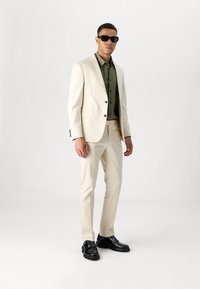Hackett London STRETCH COTT - Blézerkabát - ecru white