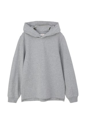 MIT TEILUNGSNÄHTEN - Hoodie - grau meliert