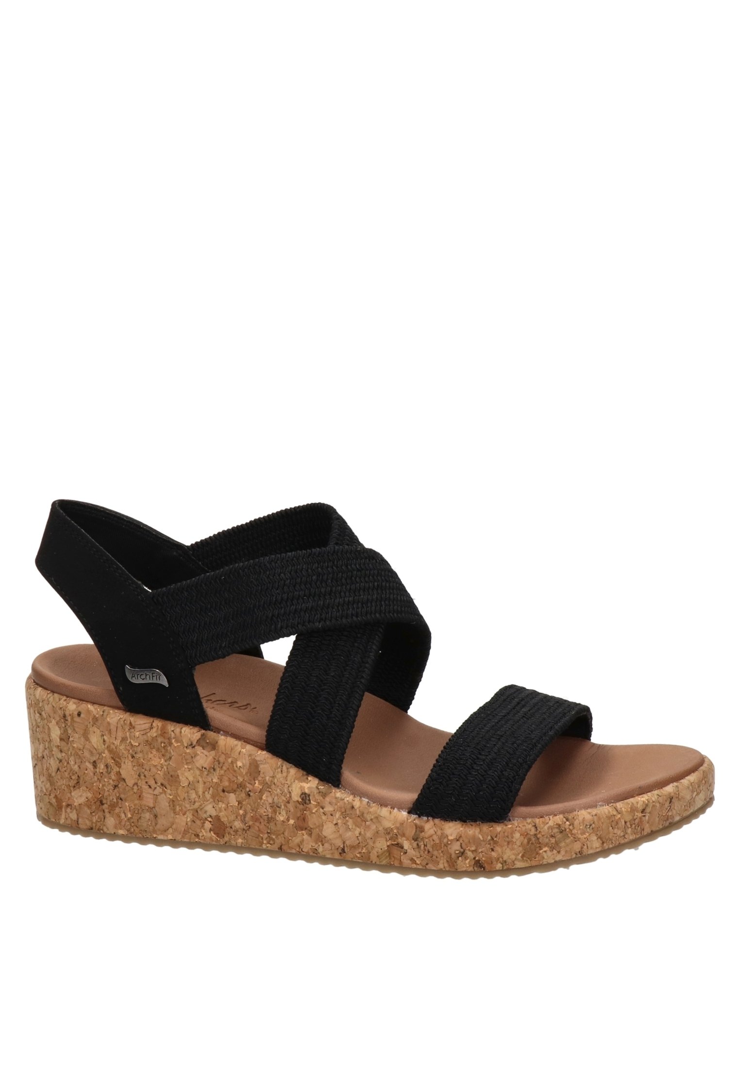 Wedge sandals - zwart 