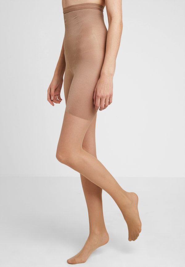 HIGH WAIST SHAPING SHEERS - Tights - beige