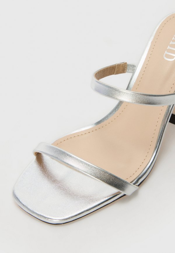 FREDA - Heeled mules - silver4