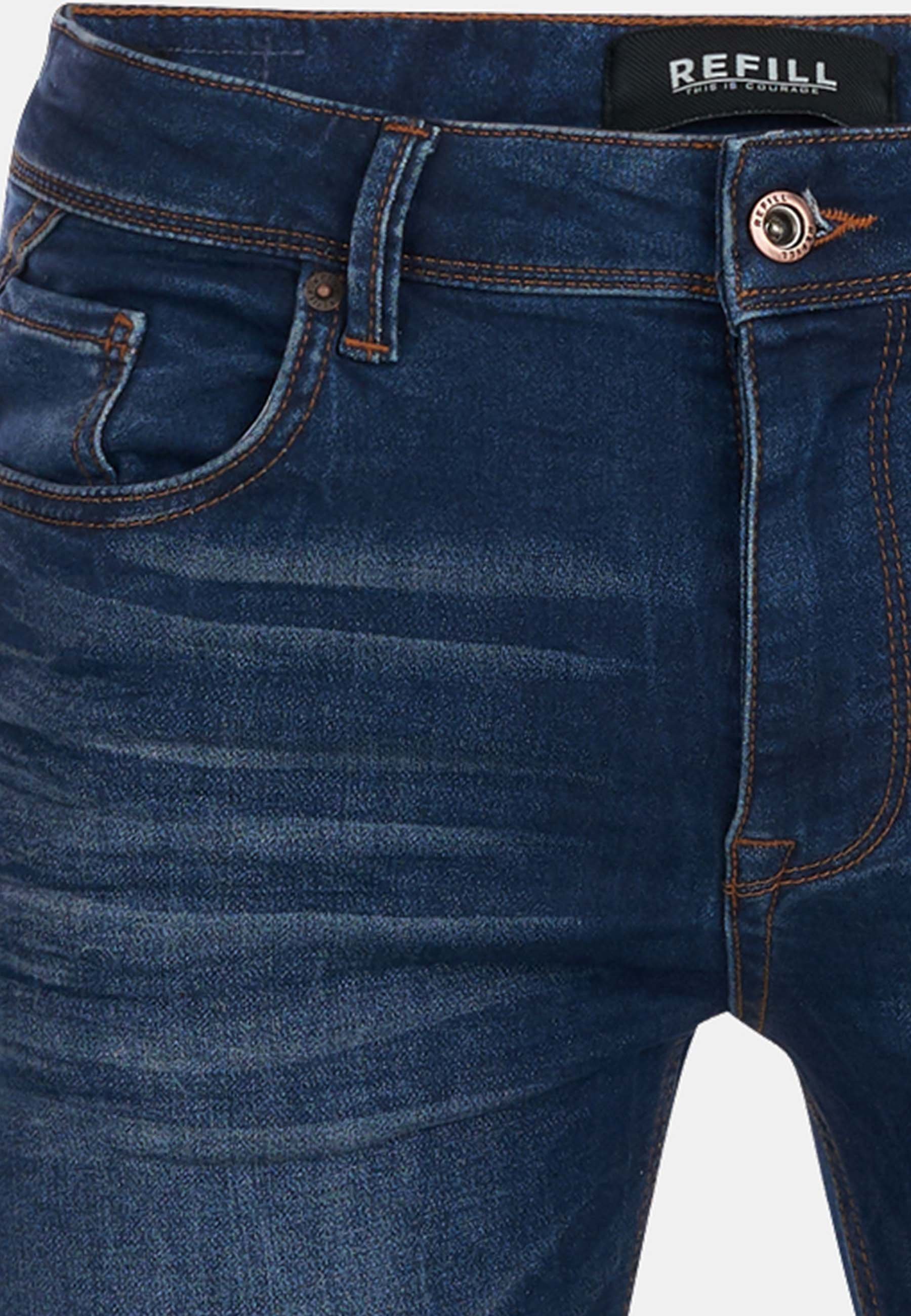 Refill by Shoeby LUCAS SLIM GYM DENIM L36 - Slim fit jeans - blue -  Zalando.ie
