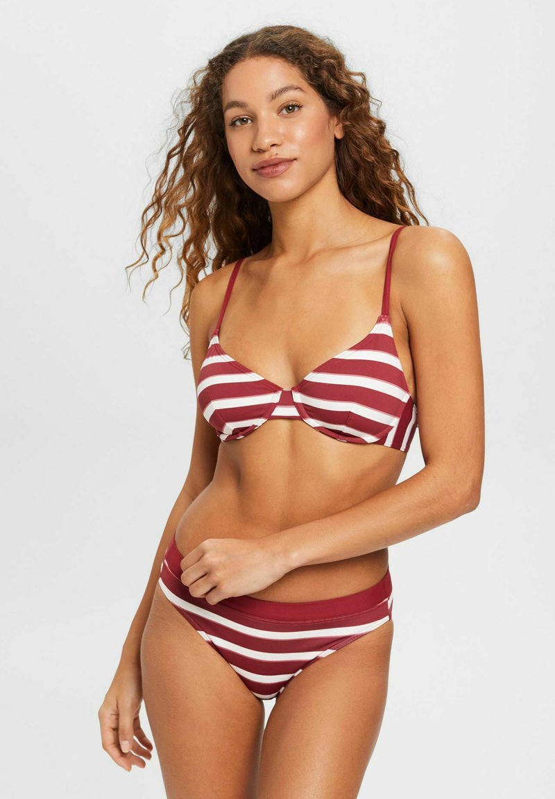 Esprit MIT BÜGELCUPS BikiniTop dark red/dunkelrot Zalando.at