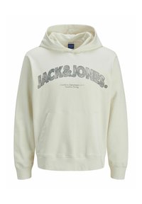 LOGO - Felpa con cappuccio - antique white