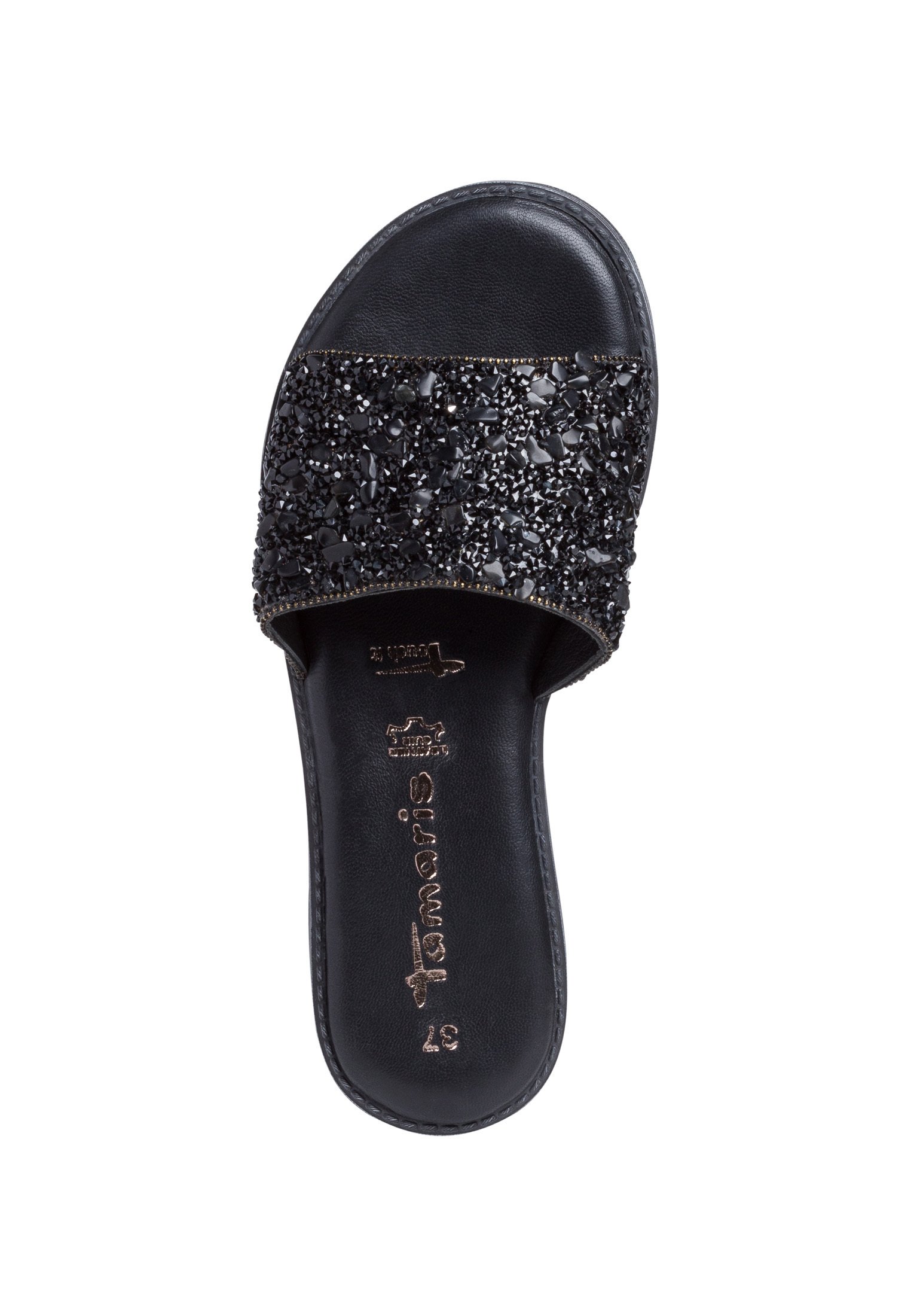 Tamaris Muiltjes - black glam/zwart - Zalando.nl