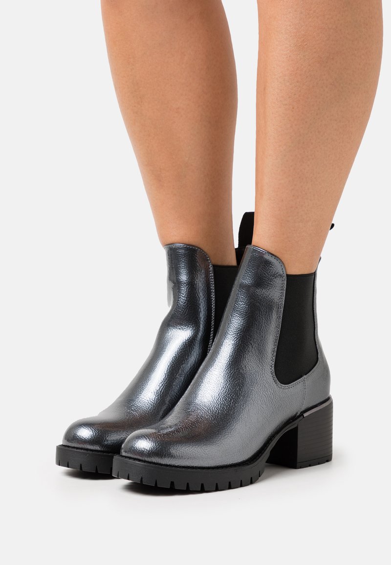 Anna Field Botas clássicas de cano curto - gunmetal