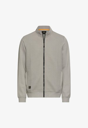 camel active, SWEATJACKE MIT LEICHTEM STEHKRAGEN - Sweatjacke - dust grey