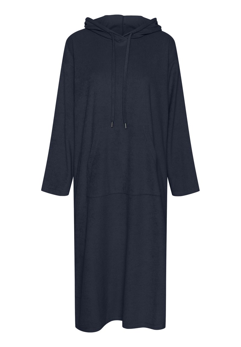 Cream Jurk donkerblauw