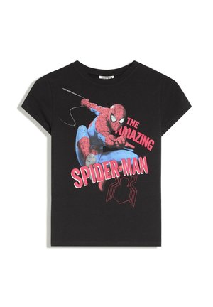 Bershka, PRINT T-SHIRT - T-shirt imprimé - black