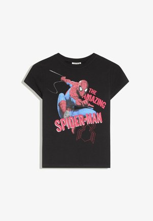 Bershka, PRINT T-SHIRT - T-shirt imprimé - black