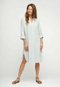 moshi moshi mind Rochie de zi - ecru   light blue