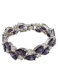 PARTY HOCHZEIT - Armband - lila/weiss