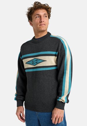 UNLOCK DIAMOND CREW - Jumper - raven