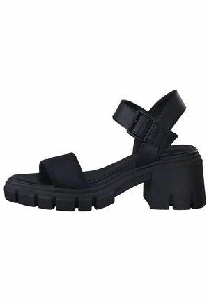 s.Oliver Platform sandals - black