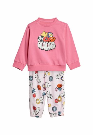 SEASONAL ESSENTIALS FUN TRACK SUIT KIDS - Tuta - pink fusion   white