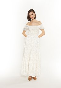 usha Maxi šaty - multicolor white