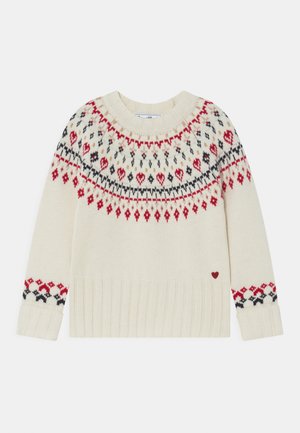 XMAS FAIR ISLE - Jumper - nacre