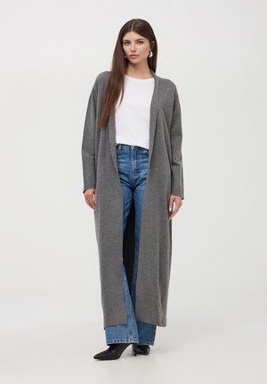 Terranova LUNGO - Cardigan - grigio scuro melange