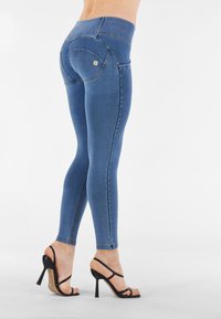 Freddy 7/8 SUPER A VITA MEDIA - Jeggings - denim chiaro