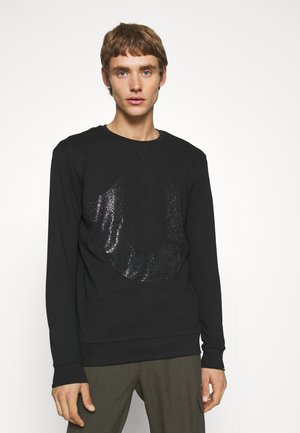 CREWNECK HORSESHOE - Långärmad tröja - black