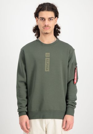 Sweatshirt - dark olive