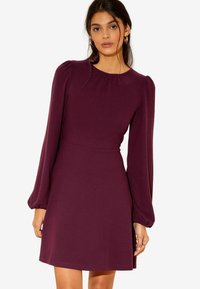 Friends Like These SOFT TOUCH RUCHED LONG SLEEVE - Kampsunkleit - berry red