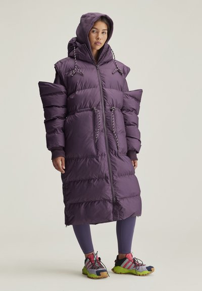 adidas by Stella McCartney LONG - Téli kabát - mineral red
