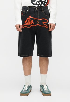 RUNNING DOG - Jeans Shorts - black