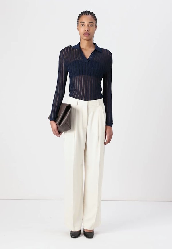 ENZO CLASSIC - Trousers - ivory shade3